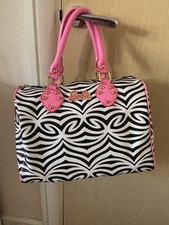 Paul’s Boutique Y2K Barbie Zebra Print Handbag Rare 2000s Bag