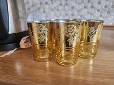 5 Moroccan Vintage Glass