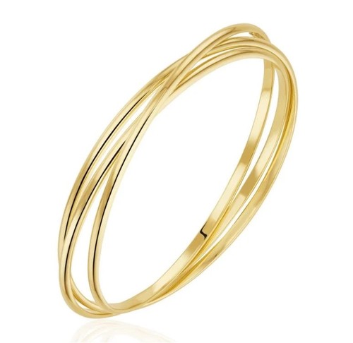 9ct yellow gold russian round - 9ct,