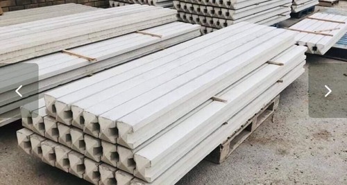 Concrete fence gravel - gravel, boards