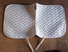 Eskadron Full Saddle Pad ~ Numnah ~ White ~ Horse Blanket
