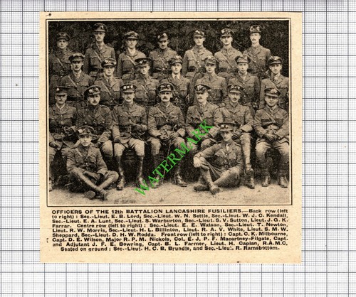 12th battalion lancashire - battalion,