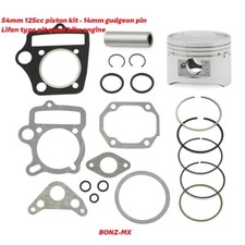 125CC 54MM PISTON RING SET