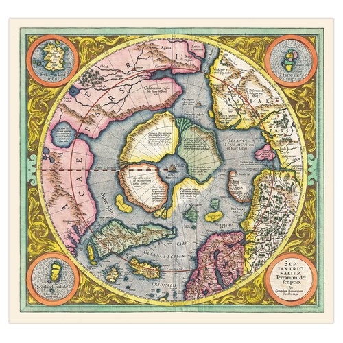 Map 1606 mercator hondius - 1606,