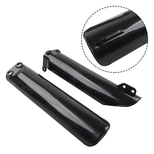 Black front fork guard cover - black,