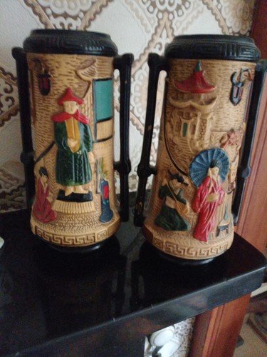 Twin japanese vases - twin,