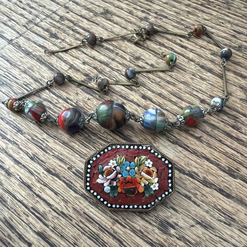 Vintage italian micro mosaic - italian,