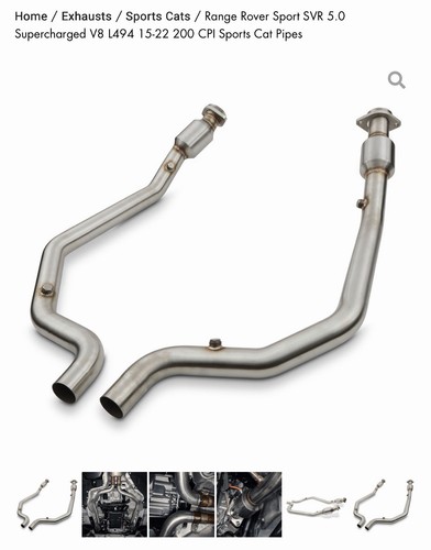 Stainless exhaust cat decat - exhaust,