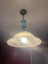 Ceiling light, metal twist and