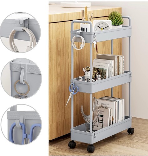 Tier storage trolley cart - storage,