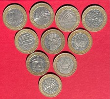 10 x £2 Rare & Collectible UK
