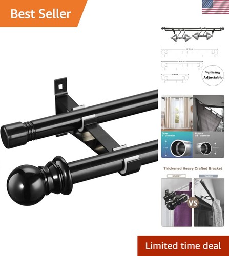 Durable iron double curtain - durable,