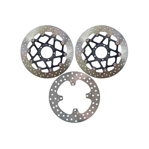 Kit brake discs front rear - discs, +