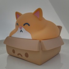 Chonky Trash Kitty Vinyl Art Figure Night Light by 100% Soft cat dumpster fire