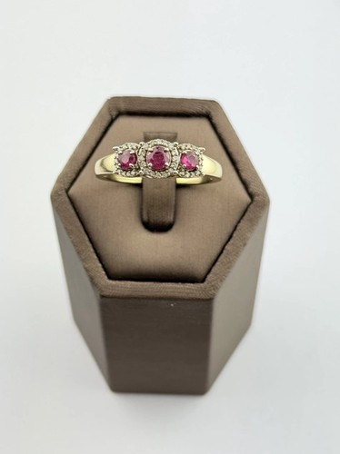 Ruby and diamond - and, ring