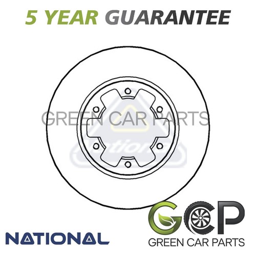 National front brake disc fits - front,