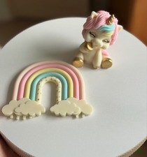 edible chocolate cake topper UNICORN , boy , girl , birthday , celebration
