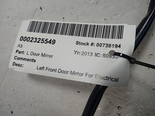 2013 AUDI A5 2 Door Coupe N/S Passengers Door Wing Mirror 2007-2017