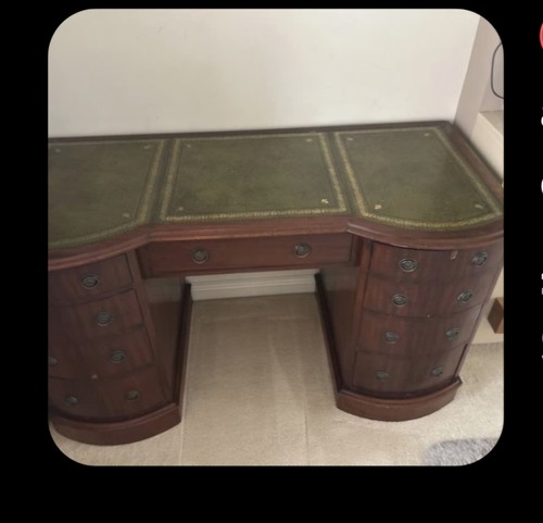 Antique desk with drawers