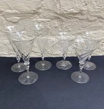 2 sets of  3 Philip Speakman Webb for James Powell & Sons glasses circa 1870