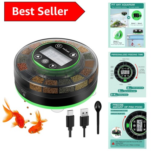 Automatic fish feeder - automatic,