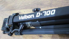 Velbon D-700 Mini-Pro Tripod with Fluid Panhead PH-368.Missing Top Plate And Arm