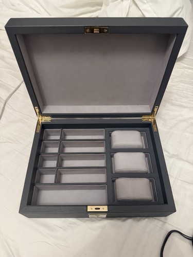Smythson jewellery box - jewellery, box/watch