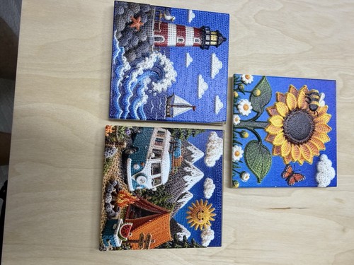 Glass coasters set - coasters,