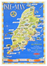 Vintage Railway Poster IOM