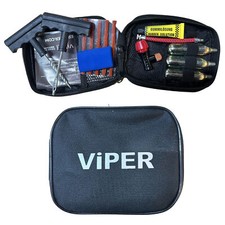 VIPER TUBELESS MOTO MOTORCYCLE CAR SCOOTER  ATV TYRE REPAIR PUNCTURE KIT POUCH