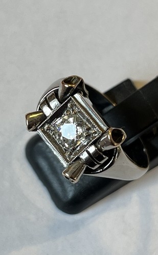 Art deco diamond - deco, ring
