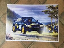 Colin McCrae Subaru Rally Print By Tony Smith