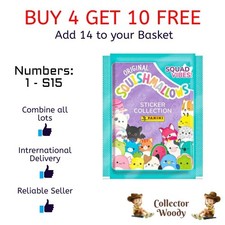 Squishmallows SQUAD VIBES Sticker Collection - Panini  - #1 - #S15 - 2023