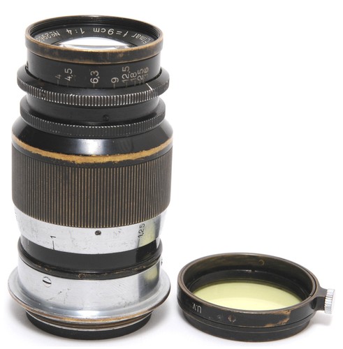 Leitz leica elmar 9cm lens - 4/9cm,