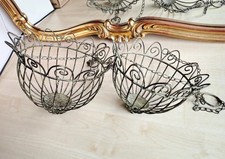 2pcs Metal Hanging Baskets