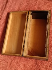 Empty Wooden Antique Glass