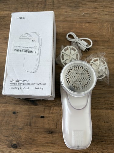 Usb rechargeable lint - lint, remover