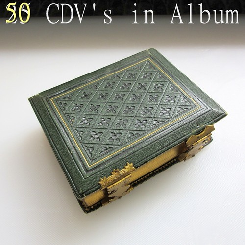 Victorian cdv album - album,, 50