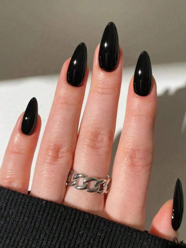 24pcs almond matte solid - 24pcs,