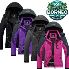 Womens Winter Ski Snow Jacket | Coat Fleece Mountain Waterproof Windproof Hooded