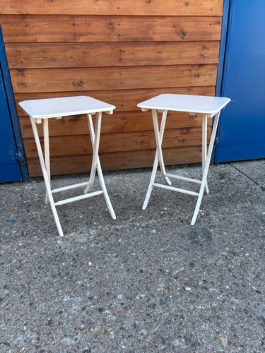 Pair vintage wooden folding - pair,