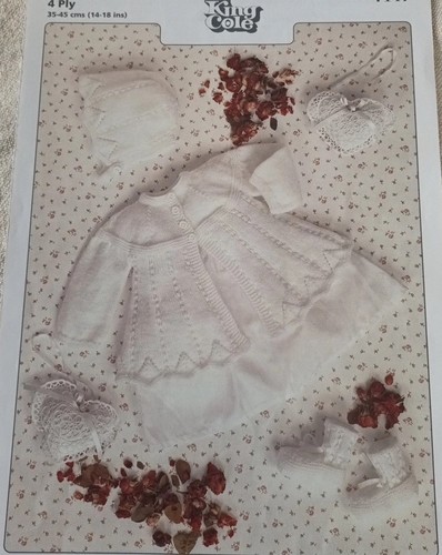 Baby knitted matinee jacket - matinee,