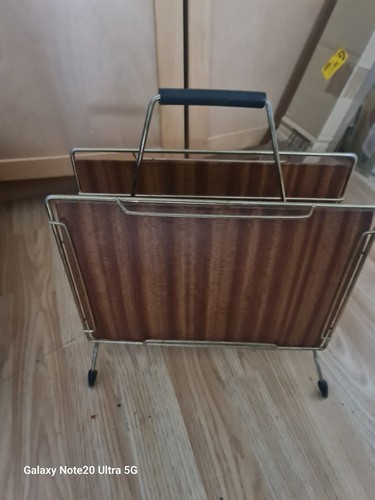 Vintage brown newspapers rack - vintage,