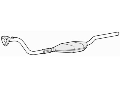 Approved front pipe catalyst - front, &