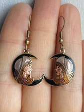 Vintage Cloisonné Crescent