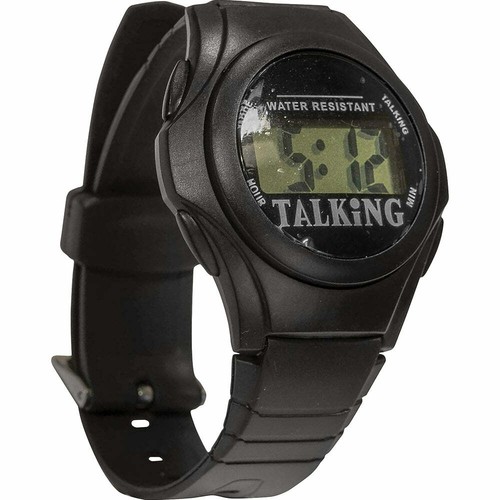 Talking digital wrist watch - talking,