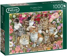 Jigsaw Puzzles 1000 pieces - Floral Cats