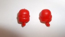 Greenhills Red Repro Heads for Scalextric Motorbike & Sidecar - NEW - G1166