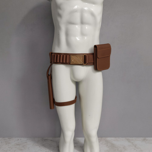 Boba fett leather cosplay belt - fett,
