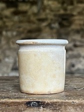 Antique French Ironstone Apothecary Paste Pot